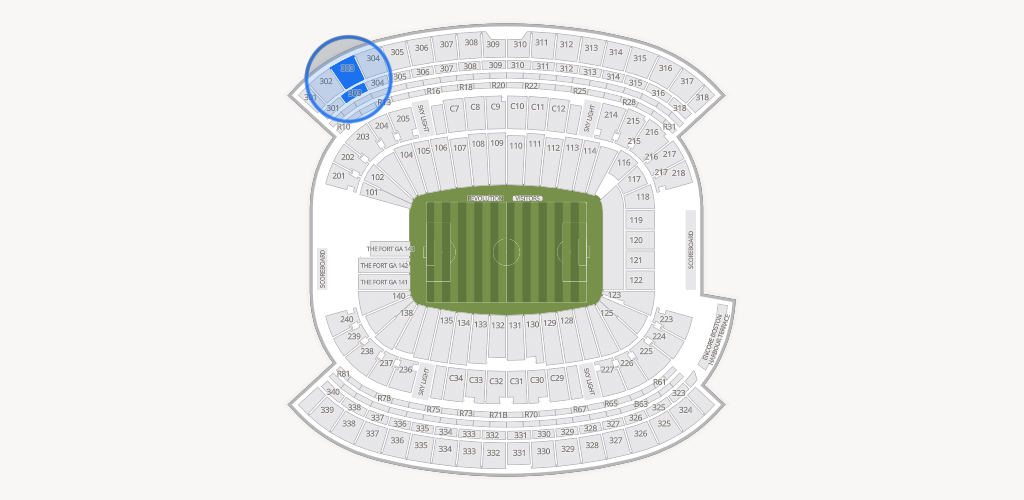 Gillette Stadium Seating Chart