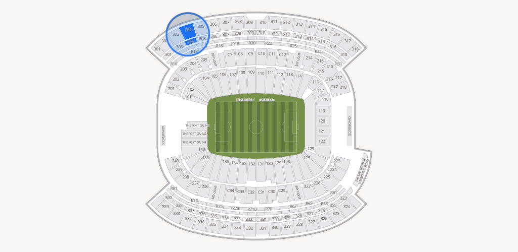 Gillette Stadium Seating Chart