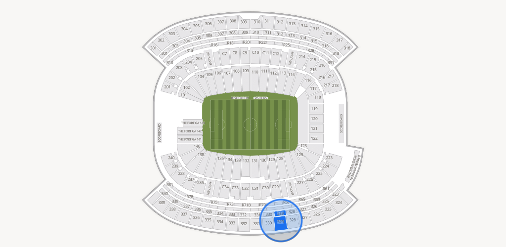 Gillette Stadium Seating Chart