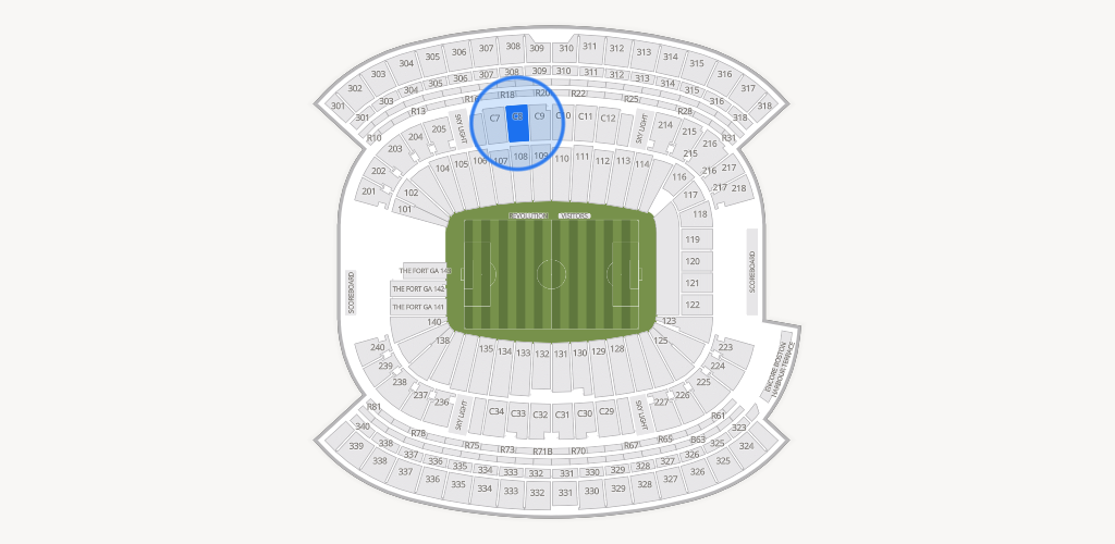Gillette Stadium Seating Chart