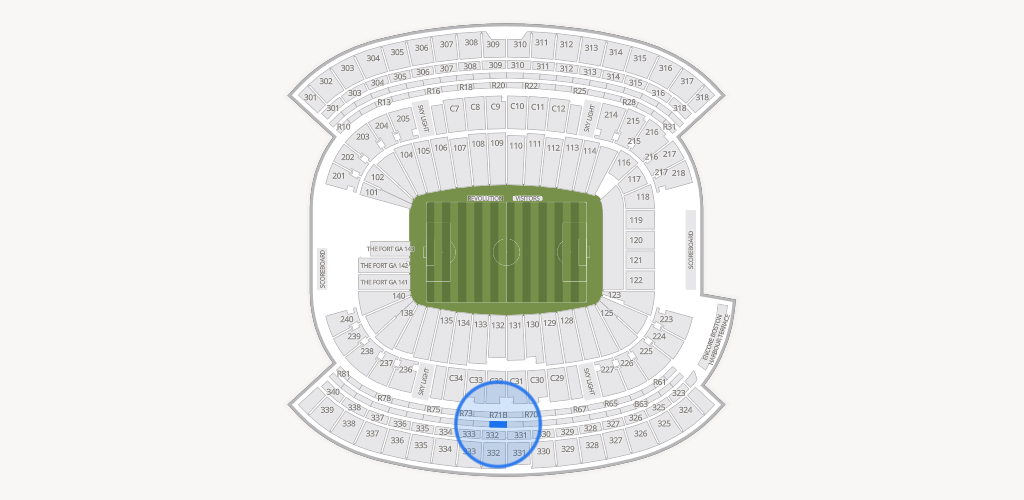 Gillette Stadium Seating Chart