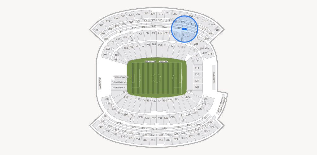 Gillette Stadium Seating Chart