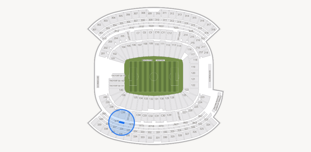 Gillette Stadium Seating Chart