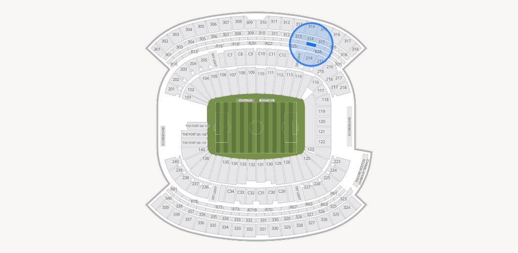 Gillette Stadium Seating Chart