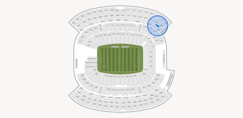 Gillette Stadium Seating Chart