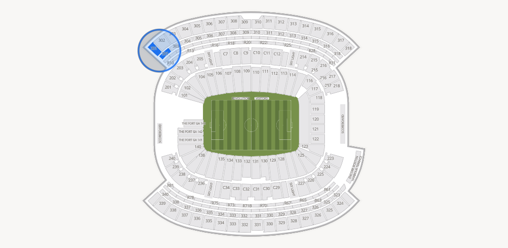 Gillette Stadium Seating Chart