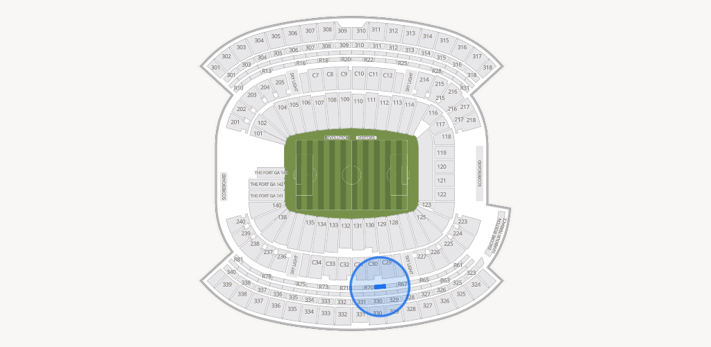 Gillette Stadium Seating Chart