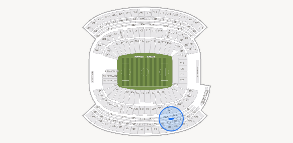 Gillette Stadium Seating Chart