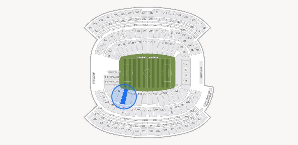 Gillette Stadium Seating Chart