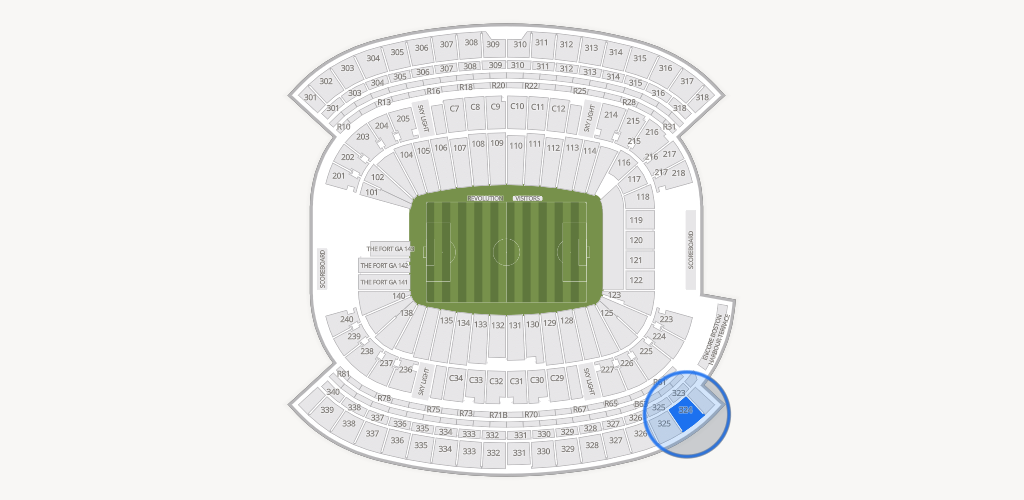 Gillette Stadium Seating Chart