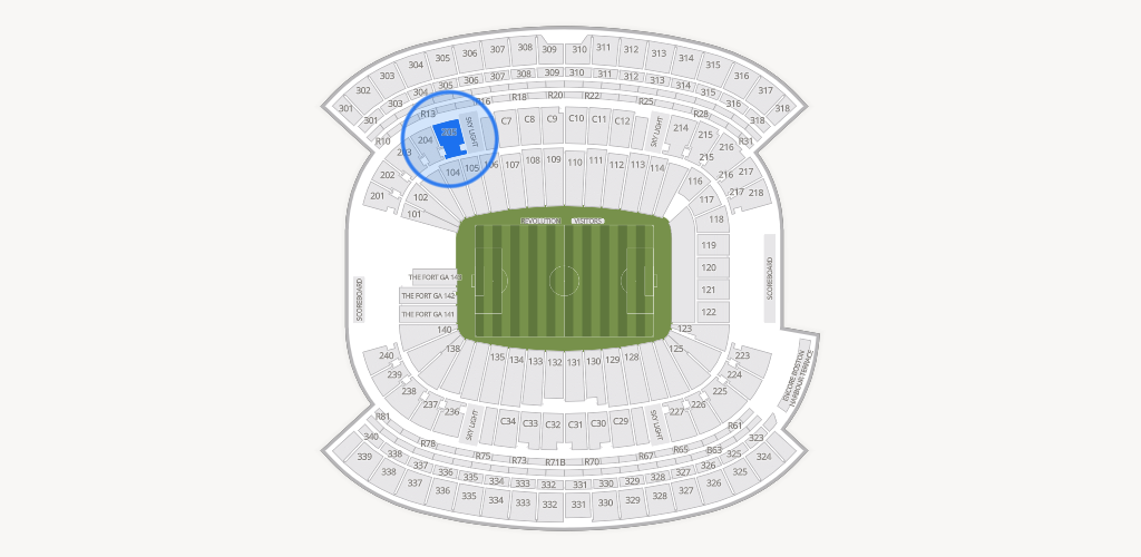 Gillette Stadium Seating Chart