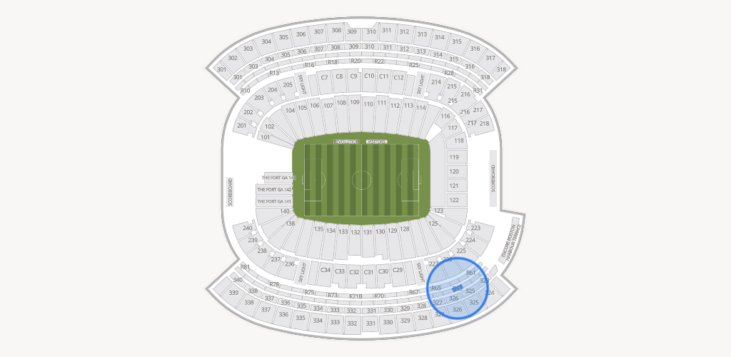 Gillette Stadium Seating Chart