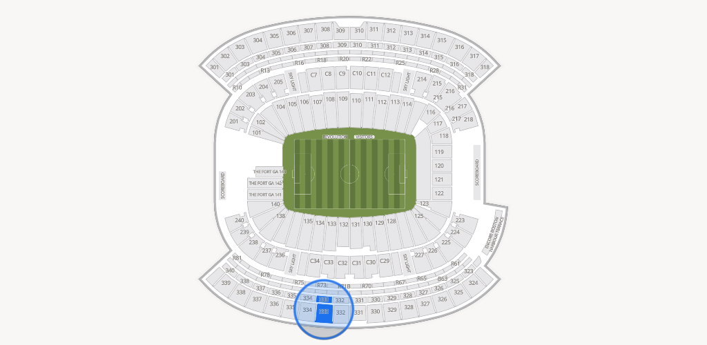 Gillette Stadium Seating Chart