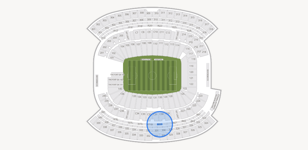 Gillette Stadium Seating Chart
