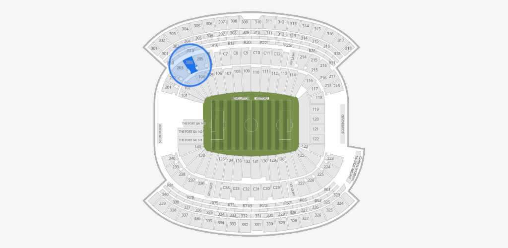 Gillette Stadium Seating Chart