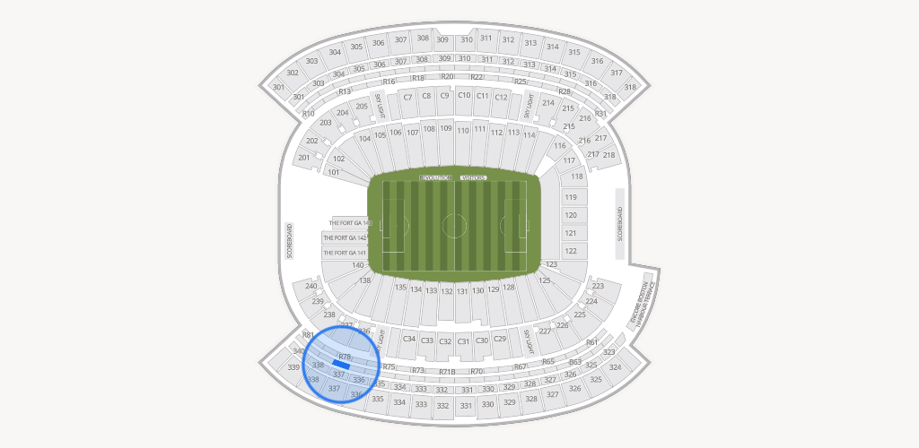 Gillette Stadium Seating Chart