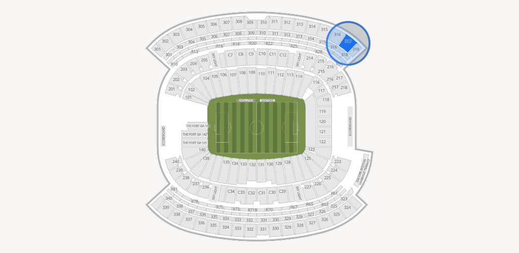 Gillette Stadium Seating Chart
