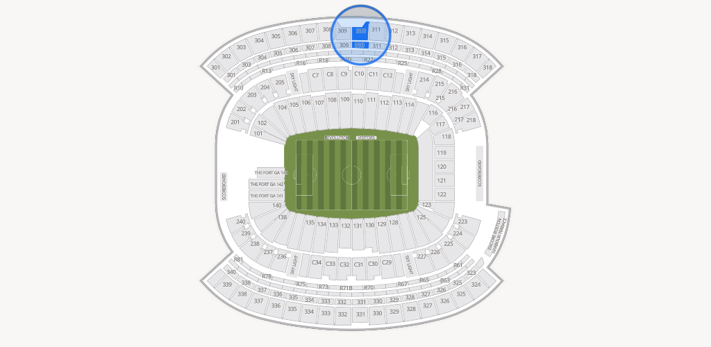 Gillette Stadium Seating Chart