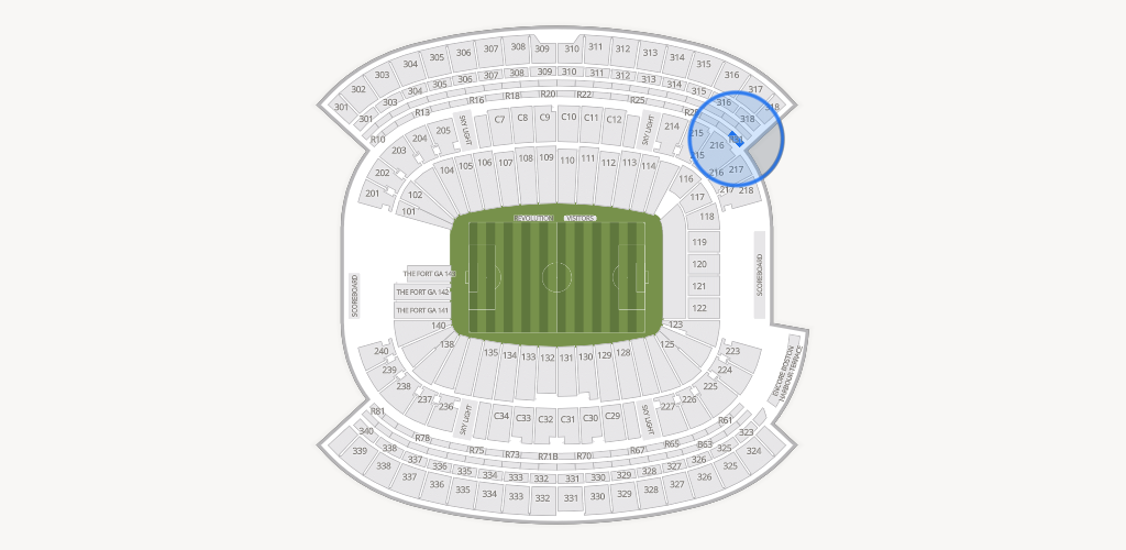 Gillette Stadium Seating Chart