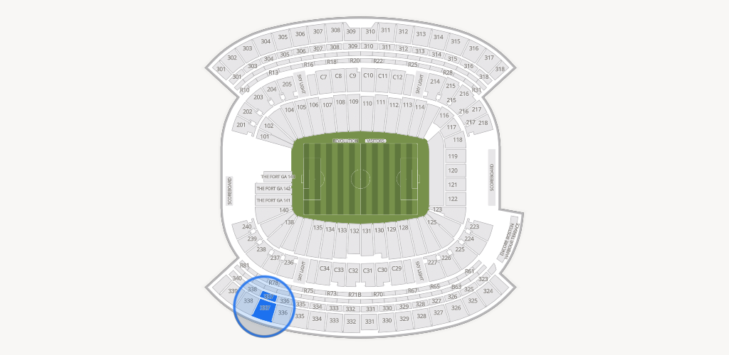 Gillette Stadium Seating Chart