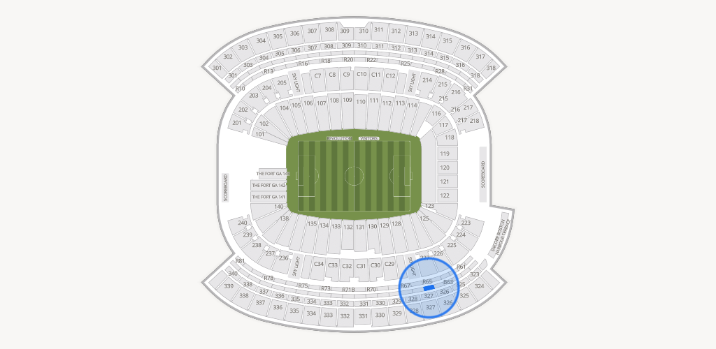 Gillette Stadium Seating Chart
