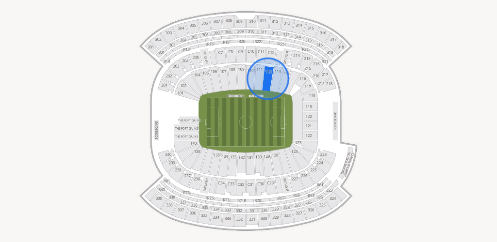 Gillette Stadium Seating Chart