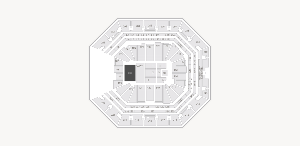 Golden 1 Center Seating Chart