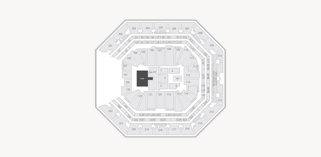 Golden 1 Center Seating Chart