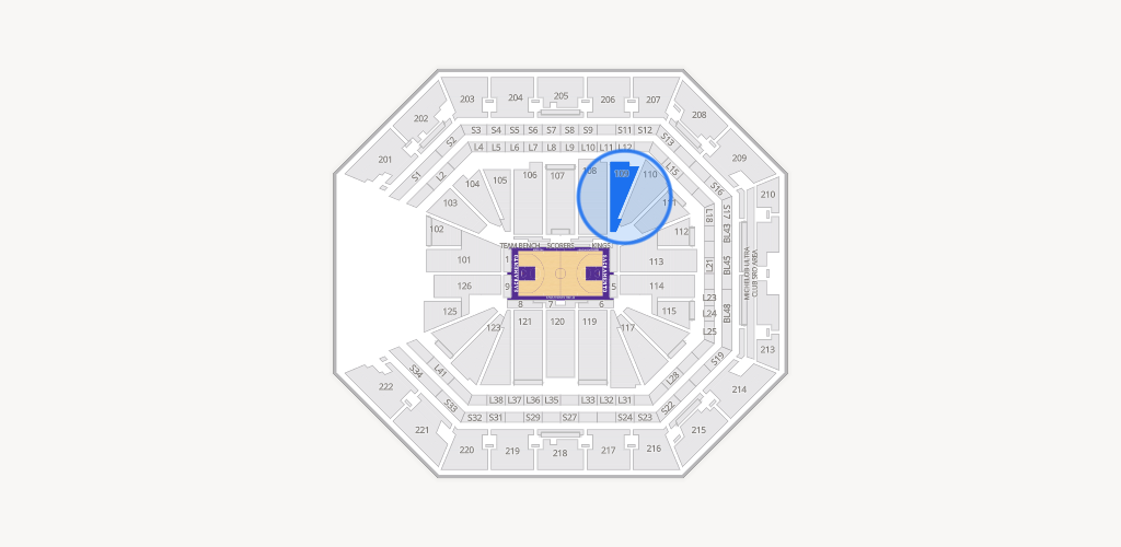 Golden 1 Center Seating Chart