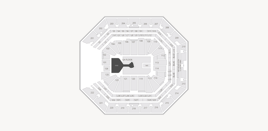 Golden 1 Center Seating Chart