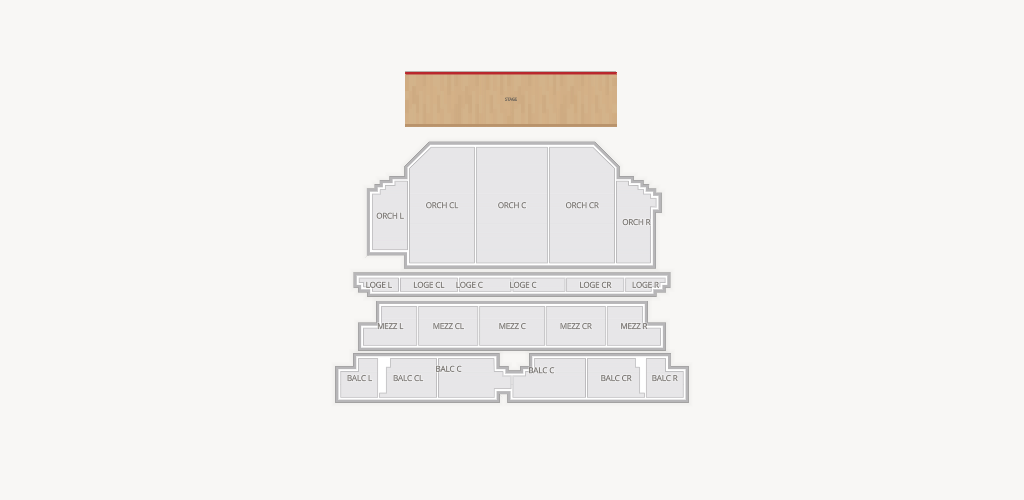 Golden Gate Theatre - San Francisco Seating Chart