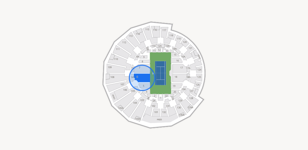 Grandstand at the Billy Jean King Tennis Center Seating Chart