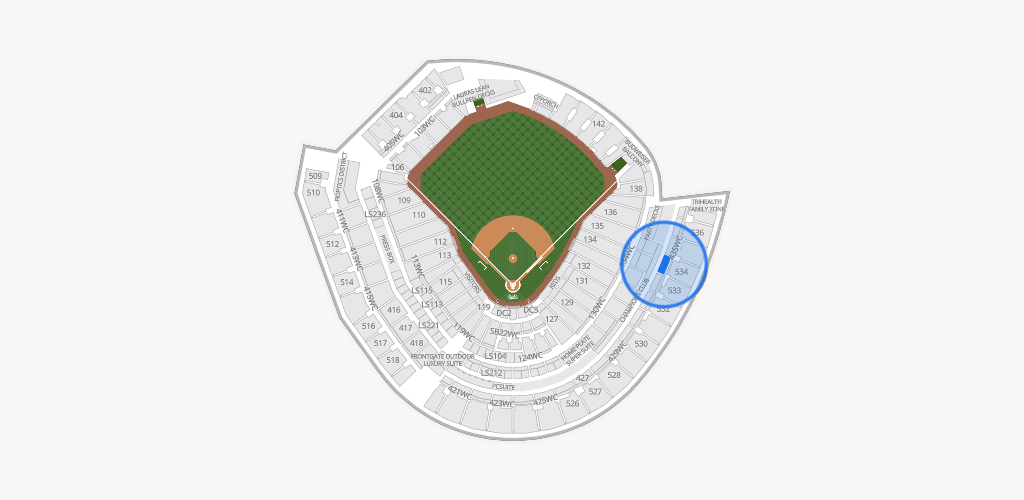Great American Ball Park Seating Chart