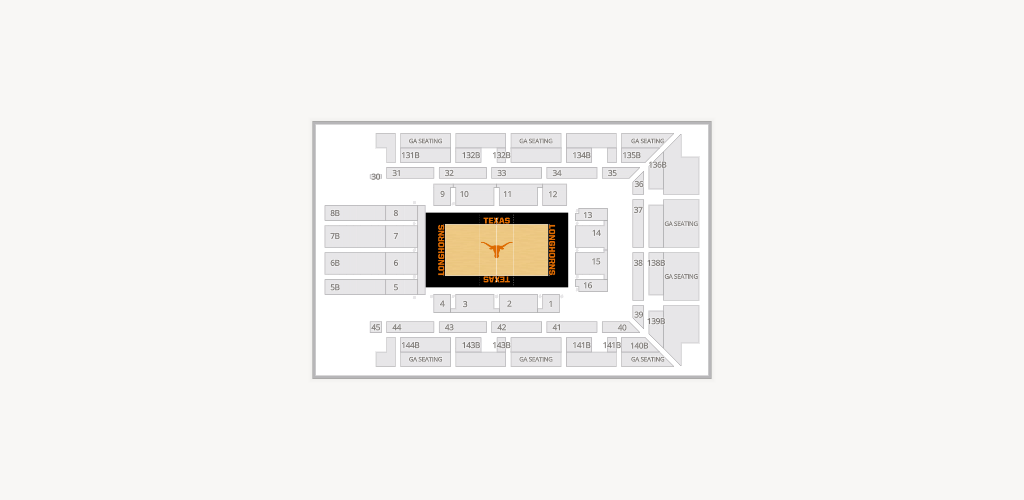 Gregory Gym Seating Chart