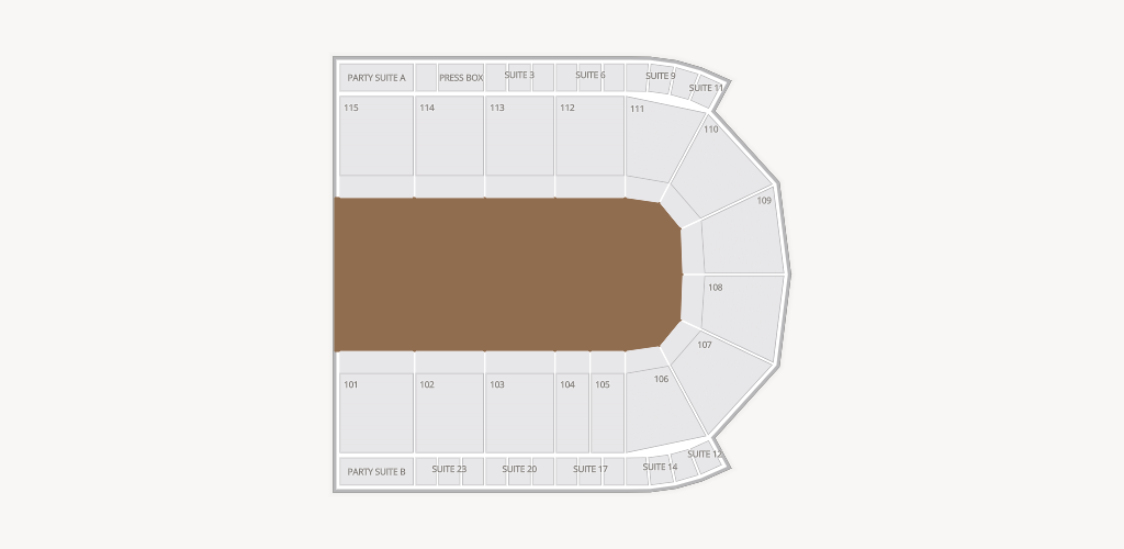Grossinger Motors Arena Seating Chart