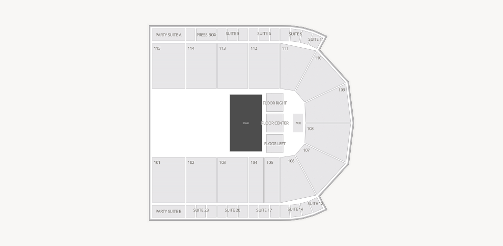 Grossinger Motors Arena Seating Chart
