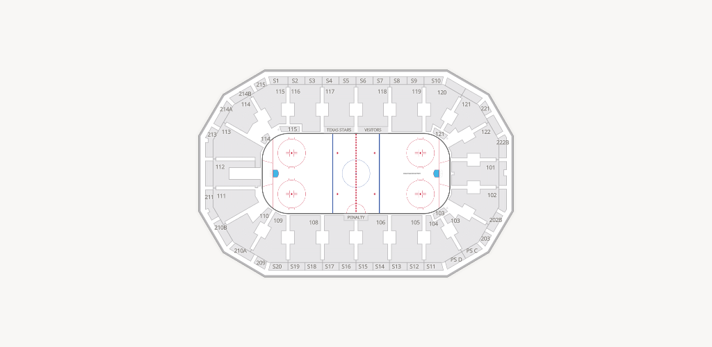H-E-B Center at Cedar Park Seating Chart