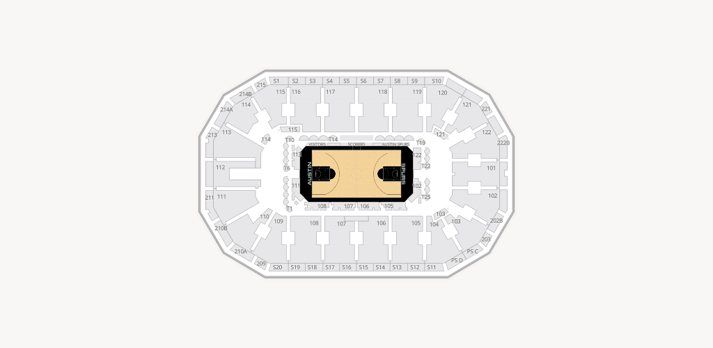 H-E-B Center at Cedar Park Seating Chart