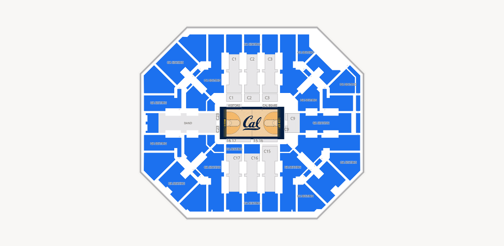Haas Pavilion Seating Chart
