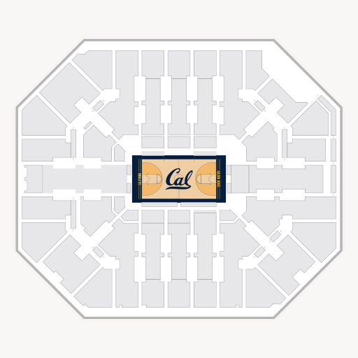 Haas Pavilion seating chart