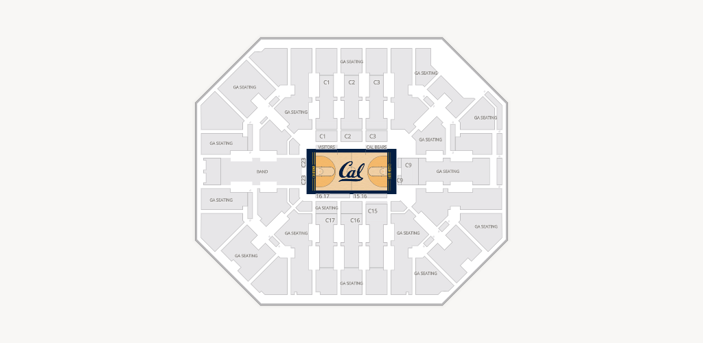 Haas Pavilion Seating Chart