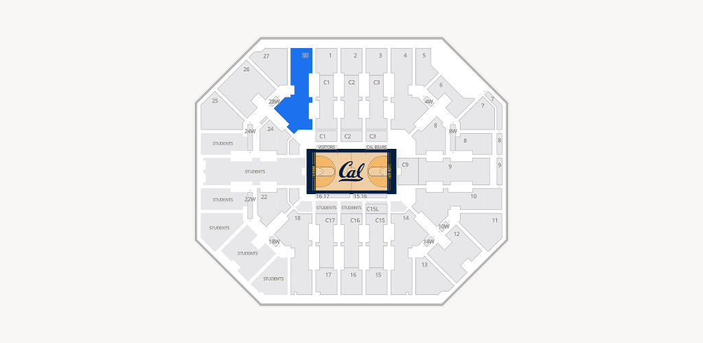 Haas Pavilion Seating Chart