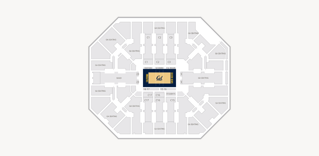 Haas Pavilion Seating Chart