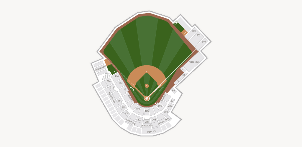 Hadlock Field - Portland, ME Seating Chart