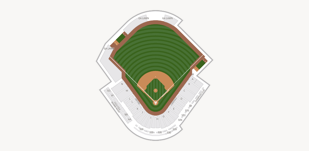 Hammons Field Seating Chart