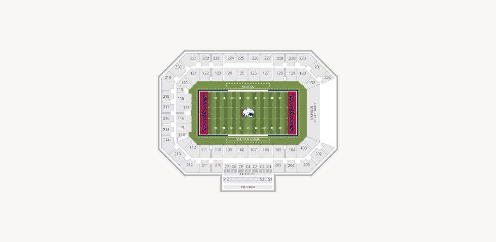 Hancock Whitney Stadium Seating Chart