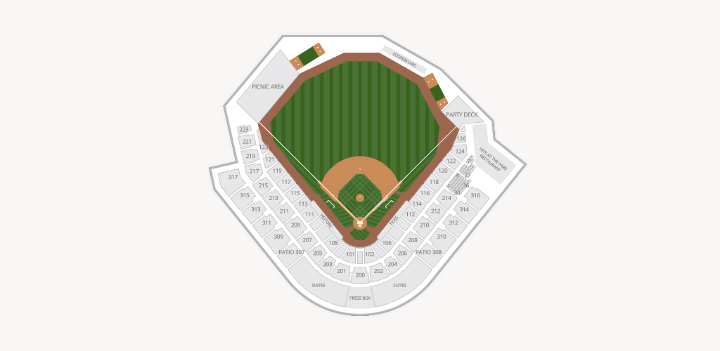 Harbor Park - Norfolk, VA Seating Chart