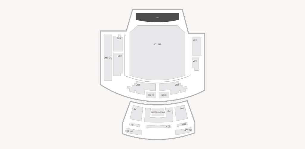 Hard Rock Hotel & Casino - Biloxi Seating Chart
