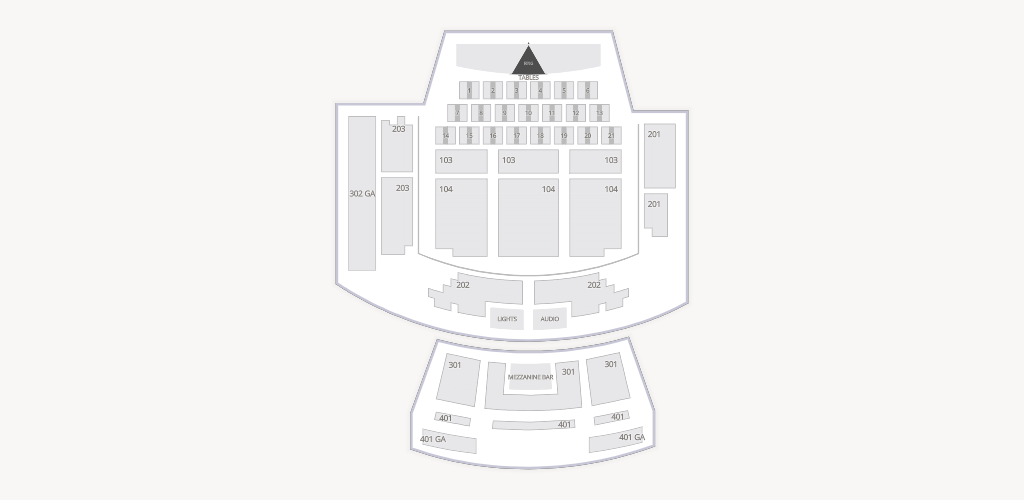Hard Rock Hotel & Casino - Biloxi Seating Chart