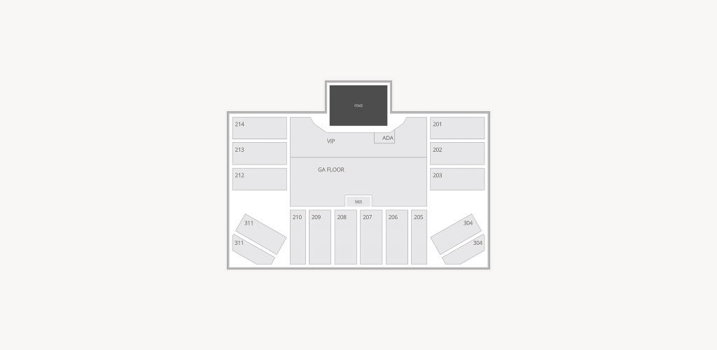 Hard Rock Live at Etess Arena Seating Chart